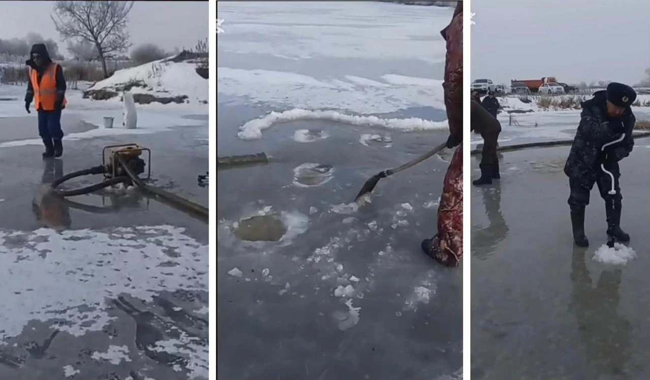 ЗКО грозит замор рыбы на мелких водоемах